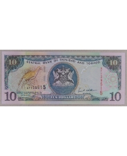 Тринидад и Тобаго 10 долларов 2002 UNC арт. 1919